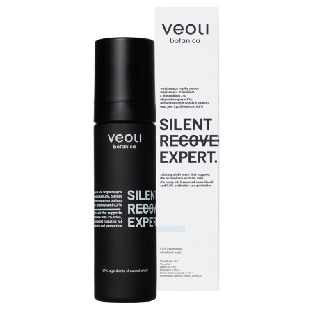 Veoli Botanica - Silent Recovery Expert - Mască calmantă de noapte pentru susținerea microbiomului - 50 ml