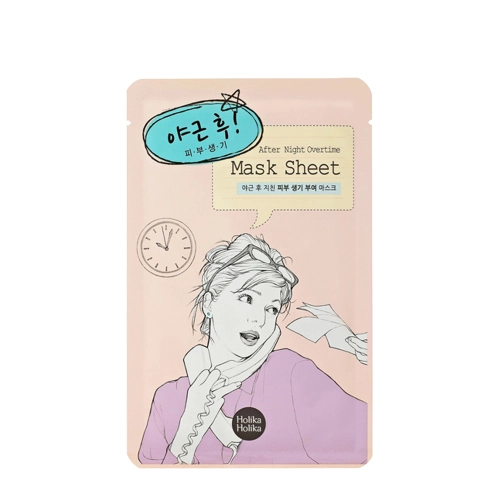 Holika Holika – After Mask Sheet – After Working Overtime – Mască în șervețel relaxantă și hidratantă – 30 g