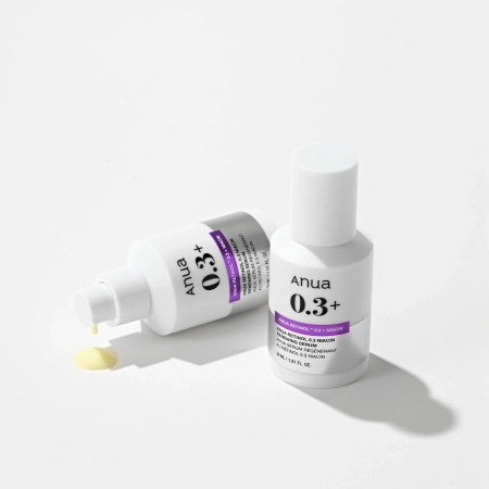Anua - Nano Retinol 0.3% + Niacin Renewing Serum - Ser de netezire și iluminare cu Retinol - 30ml