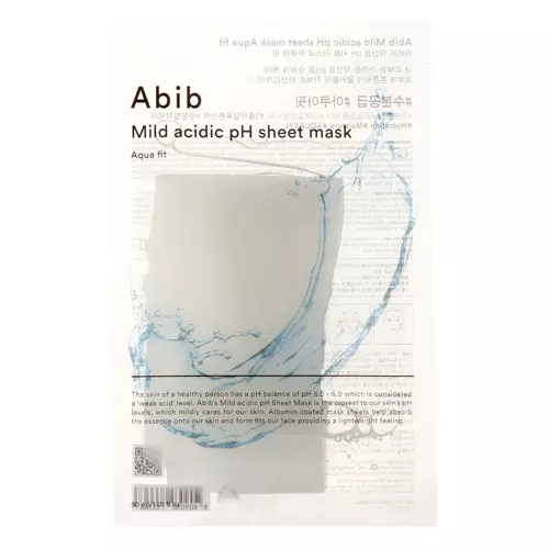 Abib - Mild Acidic pH Sheet Mask Aqua Fit - Mască de folie delicată - 30ml