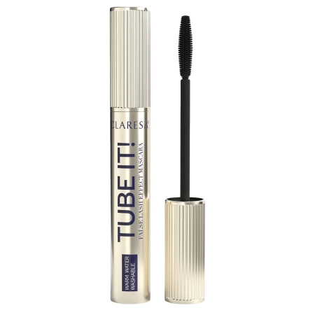 Claresa - Tube It! False Lash Effect Mascara Black - Mascara pentru gene - efect de gene false, tubular, pentru volum și separare - Negru - 8 g