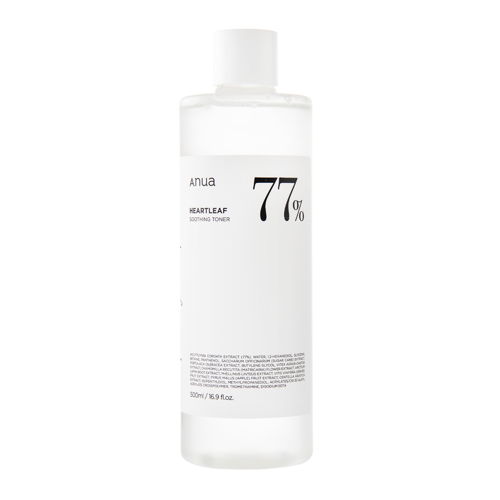 Anua - Heartleaf 77% Soothing Toner - Toner facial calmant - 500ml