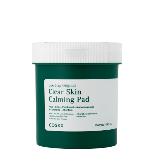 COSRX - One Step Original Clear Skin Calming Pad - Dischete Calmante și Purifiante pentru Piele cu Probleme - 280 ml / 100 buc.