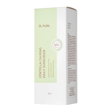 iUNIK - Centella Calming Daily Sunscreen SPF 50+ PA++++ - Cremă de protecție solară - 60ml 