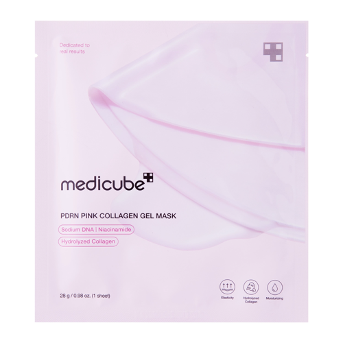 Medicube - PDRN Pink Collagen Jelly Gel Mask - Mască de față hidrogel de fermitate - 1pc/28g