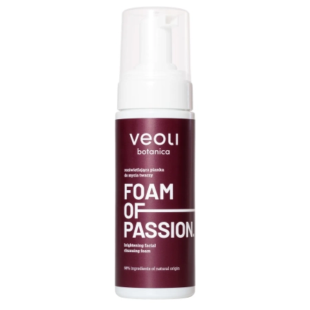 Veoli Botanica – Foam Of Passion – Spumă de curățare iluminatoare pentru față – 150 ml
