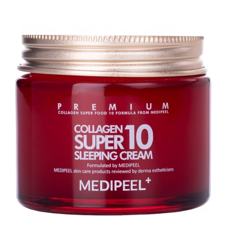 Medi-Peel - Collagen Super10 Sleeping Cream - Cremă antirid de noapte cu colagen - 70ml