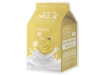 A'pieu - Milk One Pack Mask - Banana - Mască nutritivă - 21g