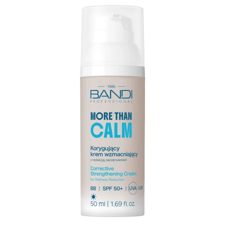 Bandi - More than Calm - Cremă Corectoare Fortifiantă SPF 50+ cu Reducere a Roșeții - 50ml
