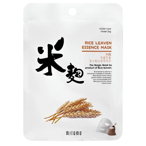 Mitomo - Uruuru Rice Leaven Essence - Mască cu orez - 1 buc./25 g