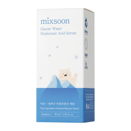 Mixsoon - Glacier Water Hyaluronic Acid Serum - Ser cu acid hialuronic și apă de ghețar - 30ml