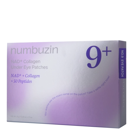 Numbuzin - No.9 NAD Collagen Under Eye Patches - Patches-uri cu colagen pentru zona ochilor cu coenzima NAD+ - 5 buc.