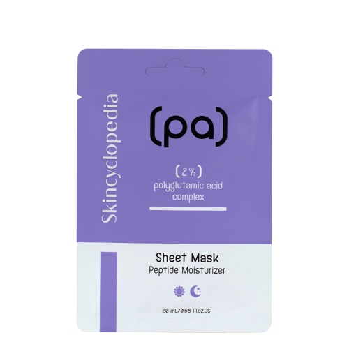 Skincyclopedia - Sheet Mask Polyglutamic Acid - Mască de hidratare profundă - 1pc/20ml