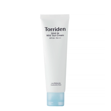 Torriden - Dive-In - Mild Sunscreen SPF50+ PA++++ - Cremă hidratantă cu protecție solară SPF50+ PA++++ - 60 ml