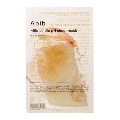 Abib - Mild Acidic Ph Sheet Mask Glutathiosome Fit - Mască hidratantă și iluminatoare - 30ml