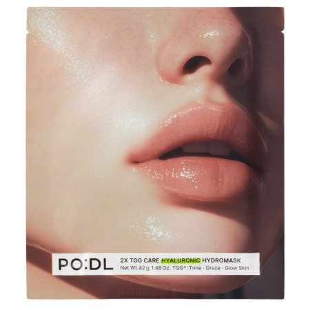PO:DL - 2X TGG Care Hyaluronic Hydromask Set - Set de măști hidrogel hidratante pentru față - 4 × 42 g