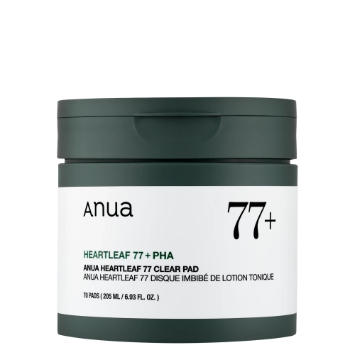 Anua - Heartleaf 77% Clear Pad - Plasturi calmante de curățare cu extract de rozmarin - 70 buc.