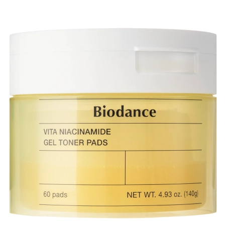 Biodance - Vita Niacinamide Gel Toner Pads - Dischete iluminatoare pentru față - 60 buc.
