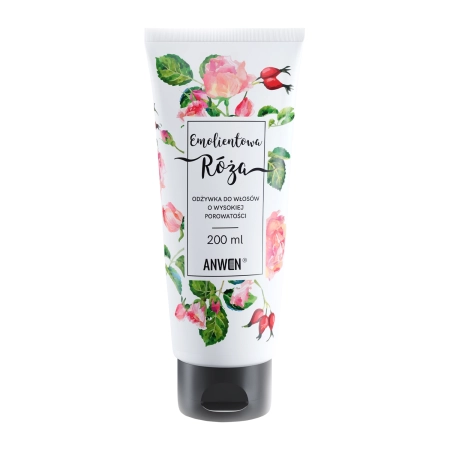 Anwen - Trandafir emolient - Balsam pentru părul cu porozitate ridicată - Tub din aluminiu - 100ml