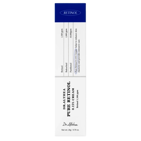Dr. Althea - Pure Retinol 0,15% Cream - Cremă Antirid pentru Față cu Retinol - 20 g