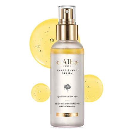 d'Alba - White Truffle First Spray Serum - Ser iluminator și hidratant pentru față sub formă de spray - 100 ml