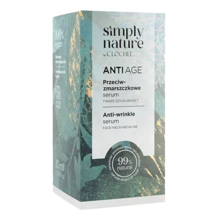 Clochee – Simply Nature – Ser antirid pentru față – 30 ml