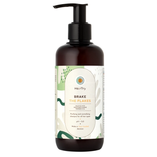 HairTry - Brake the flakes - Șampon de normalizare cu acid salicilic - 250 ml