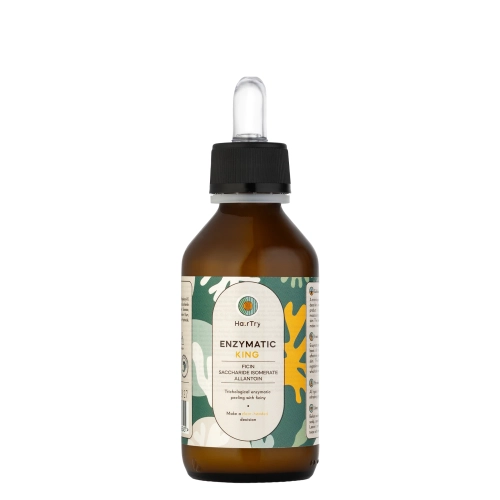 HairTry - Enzymatic King – Peeling enzimatic trichologic cu ficină – 100 ml