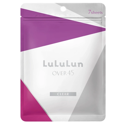 LuLuLun - Over 45 Clear Sheet Mask - Set de măști tip șervețel iluminatoare - 7 buc.