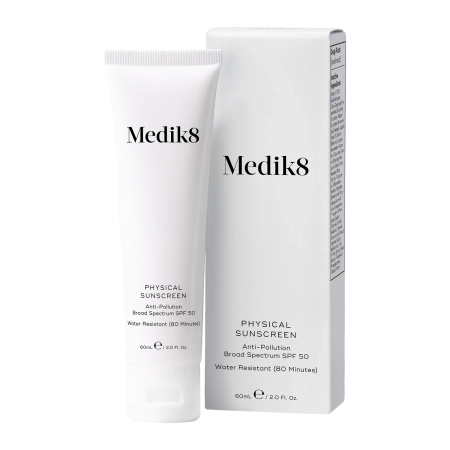Medik8 - Physical Sunscreen SPF 50+ - Filtr przeciwsłoneczny o szerokim spektrum działania - 60 ml