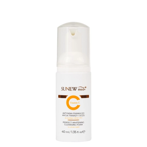 SunewMed+ - Spumă Activă pentru Curățarea Feței și Demachierea Ochilor - 40ml