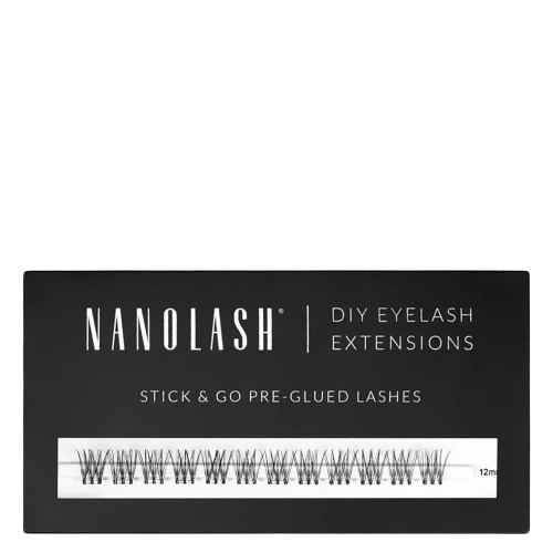 Nanolash - Stick & Go Pre-Glued Lashes - Pachete de gene cu adeziv - Innocent Short - 1 pachet