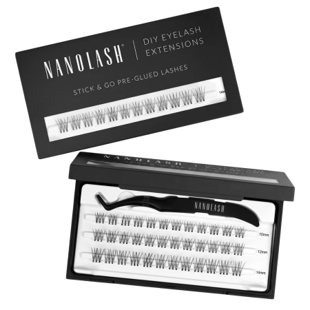 Nanolash - Stick & Go Pre-Glued Lashes - Pachete de gene cu adeziv - Innocent - 1 buc.