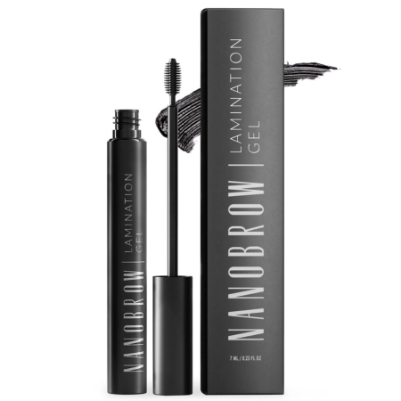 Nanolash - Nanobrow Lamination Gel - Gel pentru sprâncene - Negru - 7 ml
