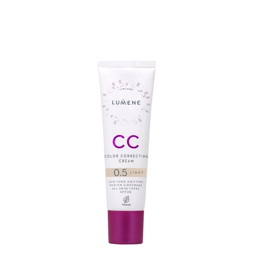 Lumene - CC Color Correcting Cream SPF 20 - Fond de ten CC corector - 0,5 Light - 30 ml