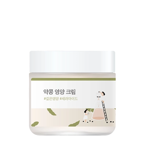 Round Lab - Soybean Nourishing Cream - Cremă de față hrănitoare cu extract de soia neagră - 80ml