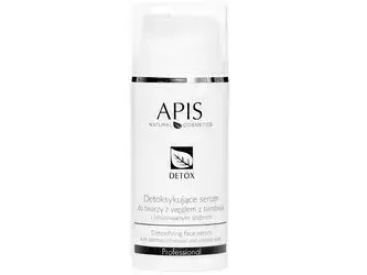Apis - Professional - Detox - Detoxifying Face Serum with Bamboo Charcoal and Ionized Silver - Serum detoxifiant pentru față cu cărbune de bambus și argint ionizat - 100ml