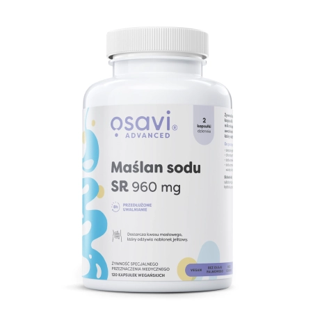 Osavi -Sodium Butyrate SR 960mg- Butirat de sodiu SR 960mg - 60 Capsule 