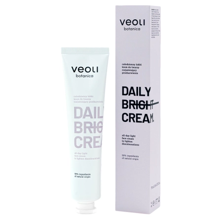 Veoli Botanica - Daily Bright Cream - Cremă ușoară pentru față pentru întreaga zi cu efect de iluminare a petelor pigmentare - 75 ml