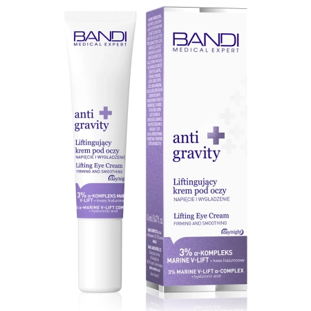 Bandi - Anti Gravity - Cremă lifting pentru zona ochilor, pentru tonifiere și netezire - 14 ml 
