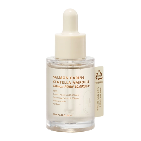 HEVEBLUE - Salmon Caring Centella Ampoule - Fiolă revitalizantă pentru față - 30 ml