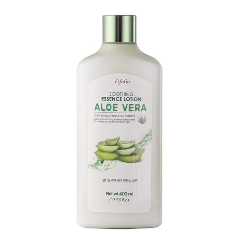 Esfolio - Soothing Essence Lotion Aloe Vera - Esență de față calmantă cu Aloe Vera - 400ml