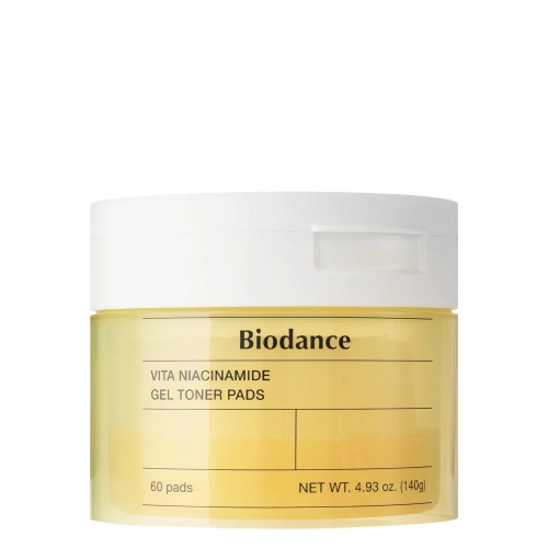 Biodance - Vita Niacinamide Gel Toner Pads - Dischete iluminatoare pentru față - 60 buc.