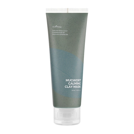 Isntree - Real Mugwort Calming Clay Mask - Mască de argilă cu mugwort - 100ml
