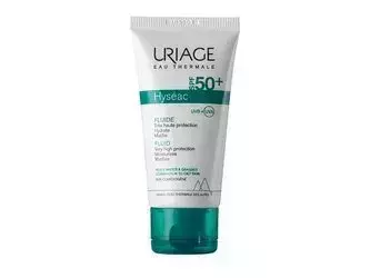 Uriage - Hyseac Fluide SPF50+ - Fluid de protecție solară pentru pielea cu tendințe acneice - 50ml