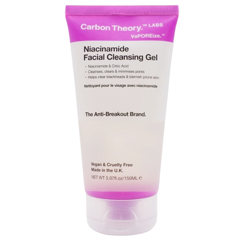 Carbon Theory - VaPOREize Niacinamide Facial Cleansing Gel - Gel de Curățare pentru Față cu Niacinamidă - 150 ml