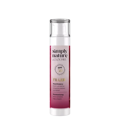 Clochee – Simply Nature – Filler SPF50 – Cremă hidratantă antirid – 50 ml