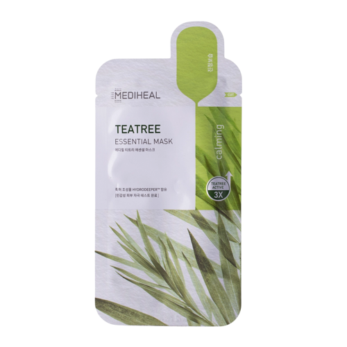 Mediheal - Teatree Essential Mask - Mască de față liniștitoare - 1pc/24ml