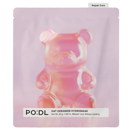 PO:DL - Oat Ceramide Hydromask Set - Set de măști hidrogel pentru față cu ceramide - 4 × 42 g