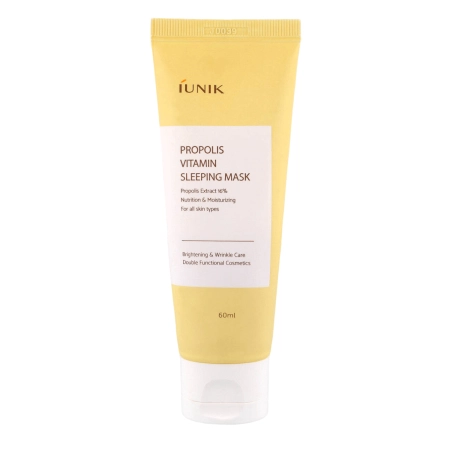 iUNIK - Propolis Vitamin Sleeping Mask - Mască hidratantă de noapte cu propolis - 60ml